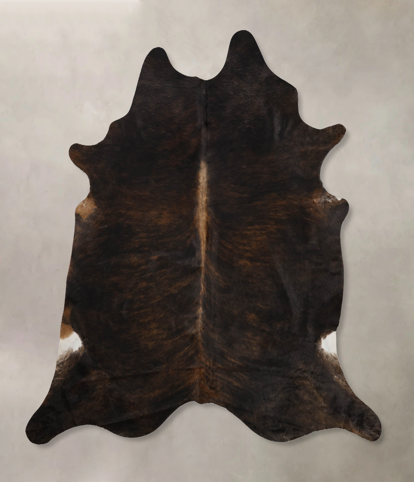 Dark Brindle Cowhide Rug #B10760