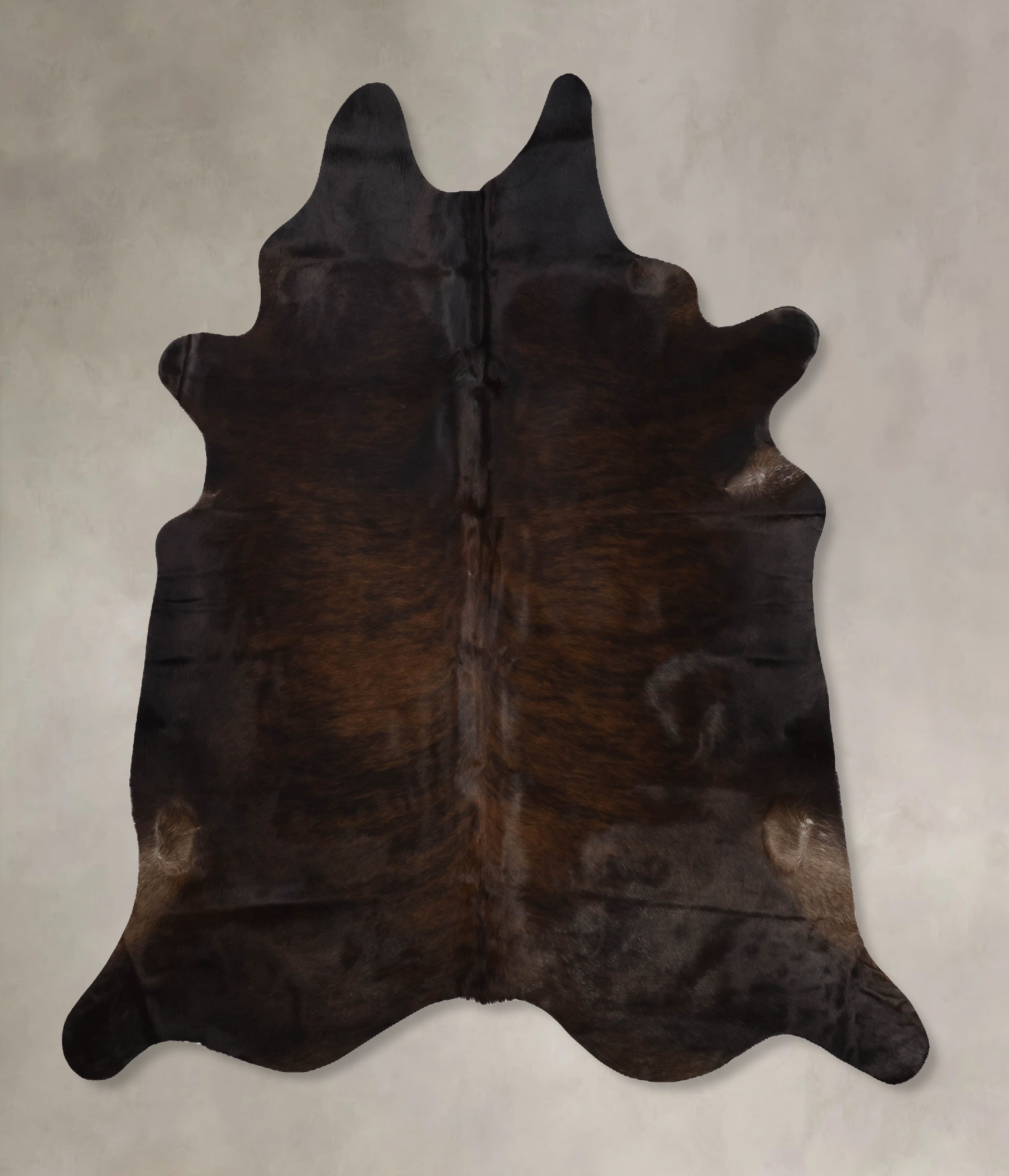 Dark Brindle Cowhide Rug #B10762