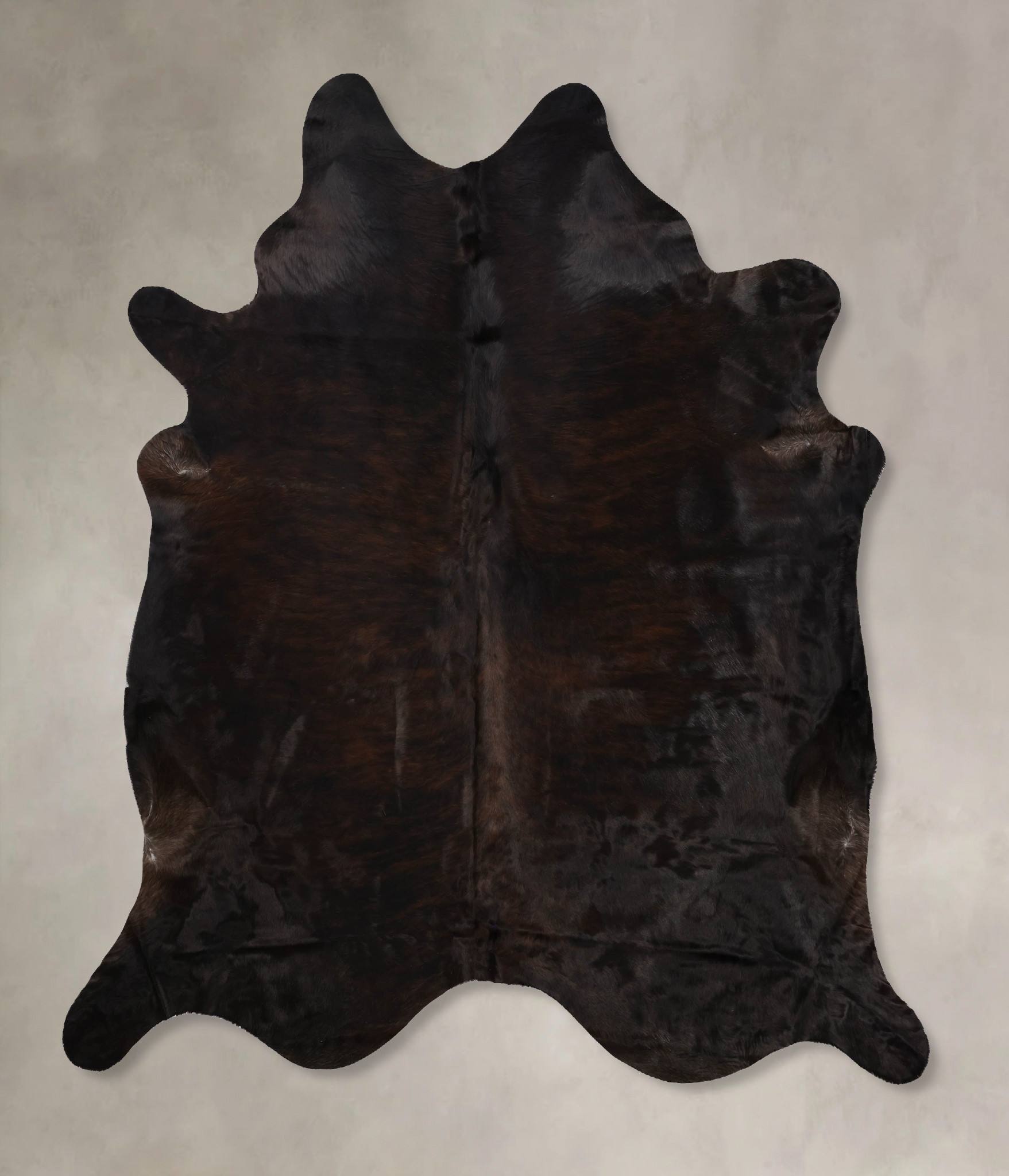 Dark Brindle Cowhide Rug #B10763