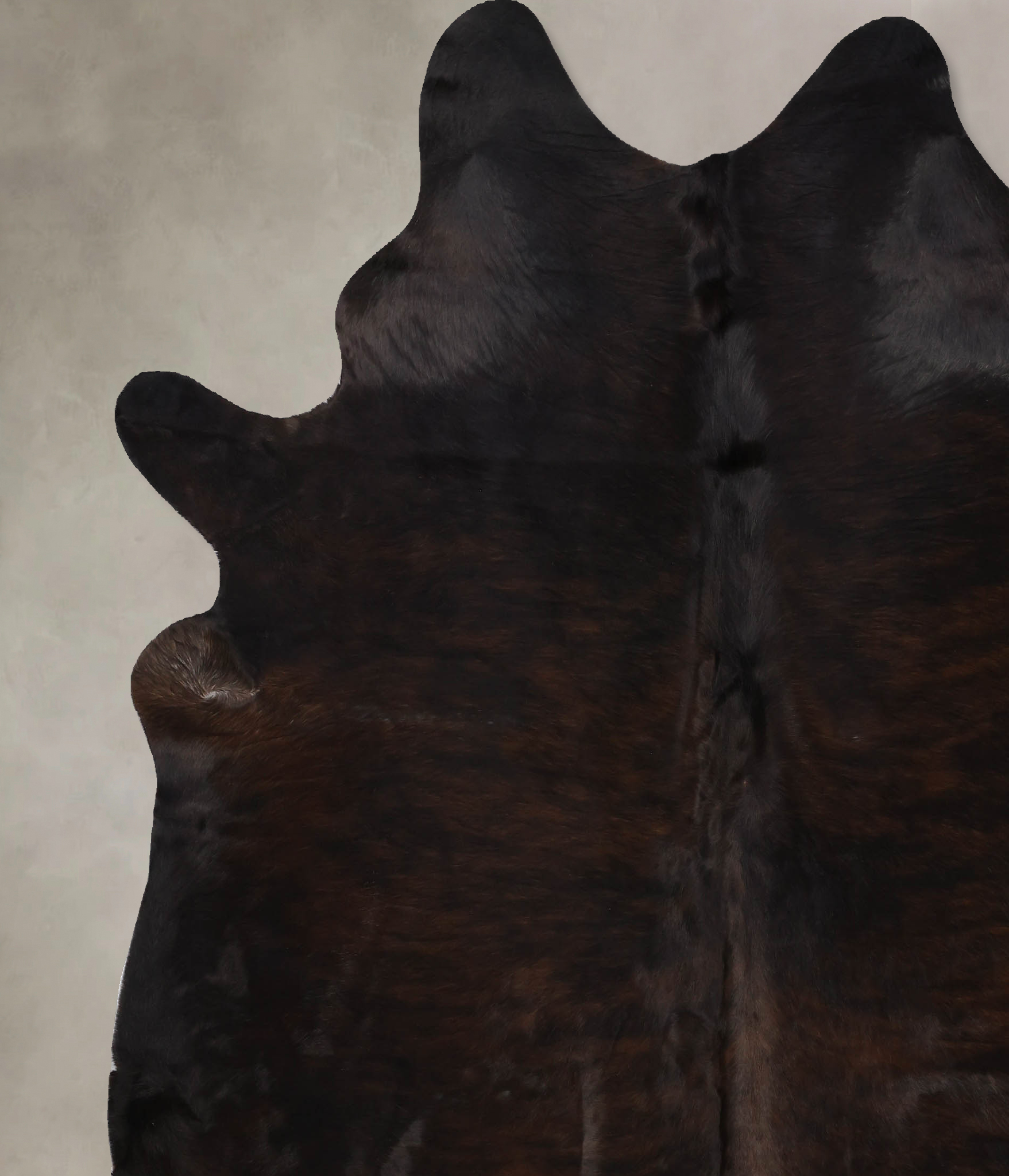 Dark Brindle Cowhide Rug #B10763