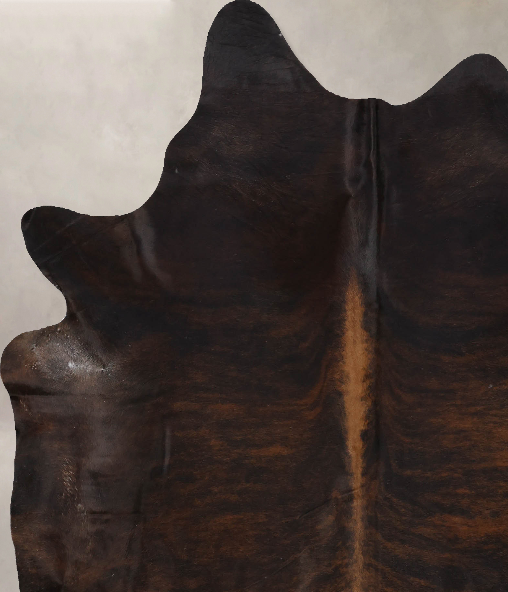 Dark Brindle Cowhide Rug #B10764