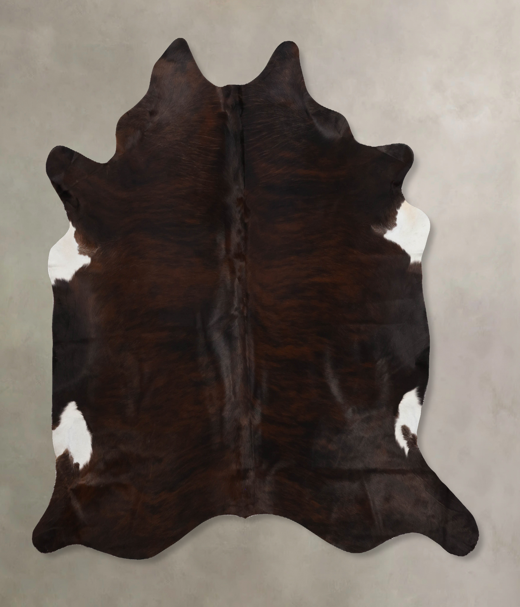 Dark Brindle Cowhide Rug #B10765