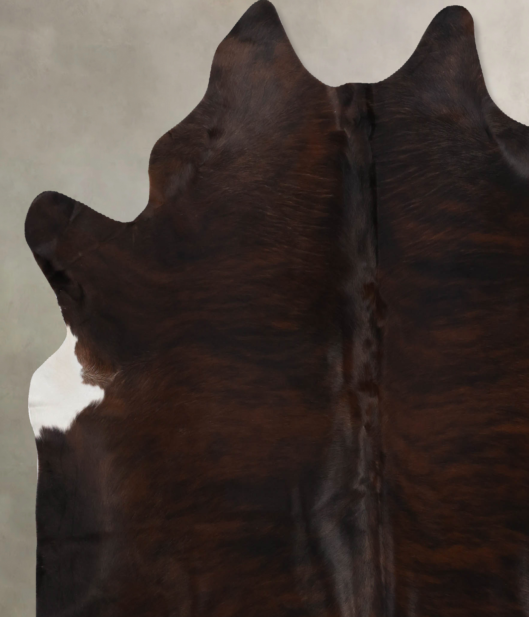 Dark Brindle Cowhide Rug #B10765