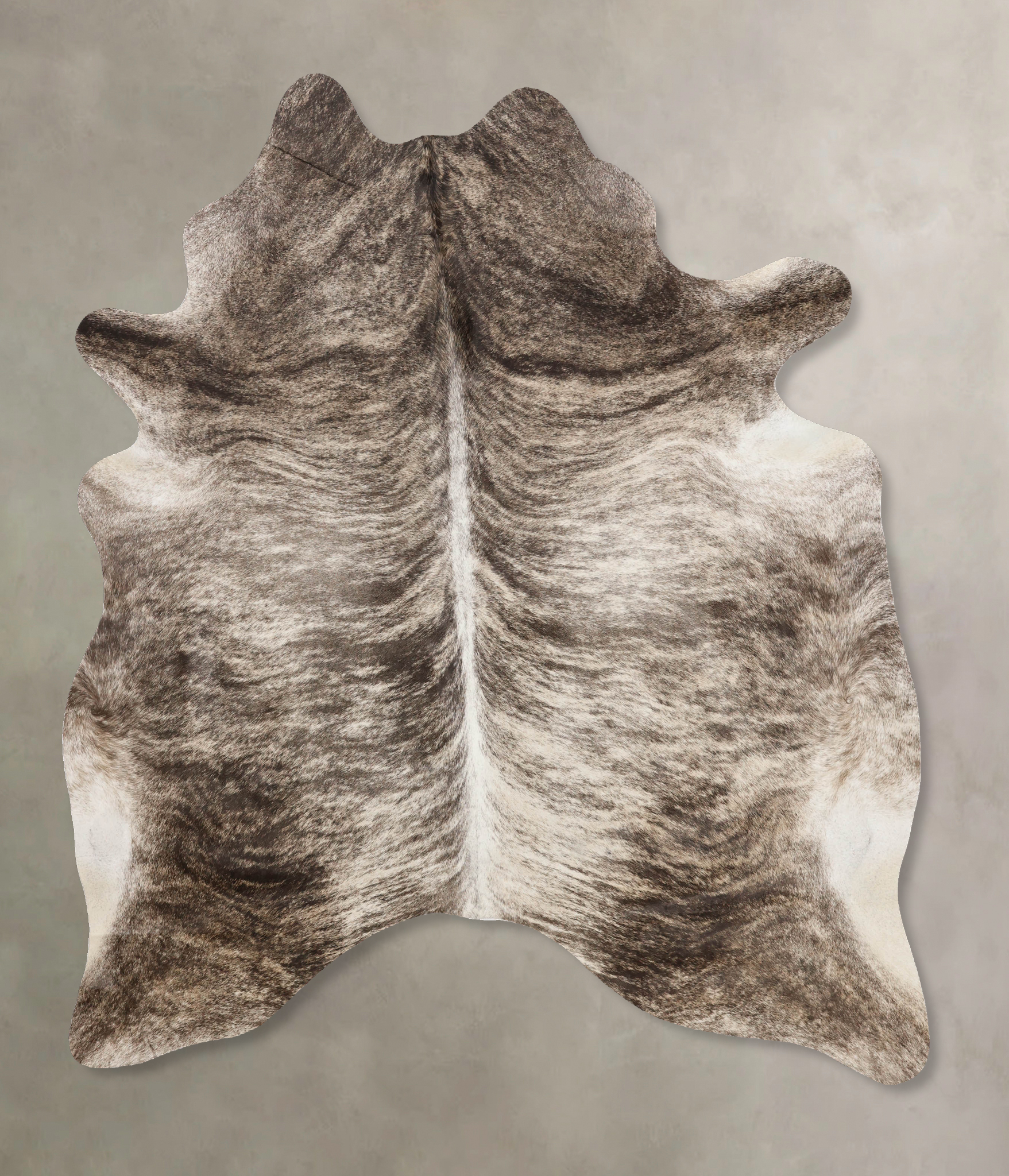 Grey Brindle Cowhide Rug #B10778