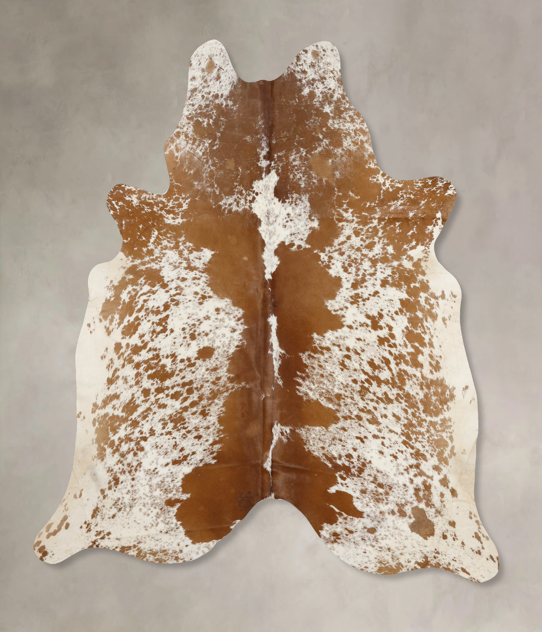 Salt and Pepper Brown Cowhide Rug #B10811