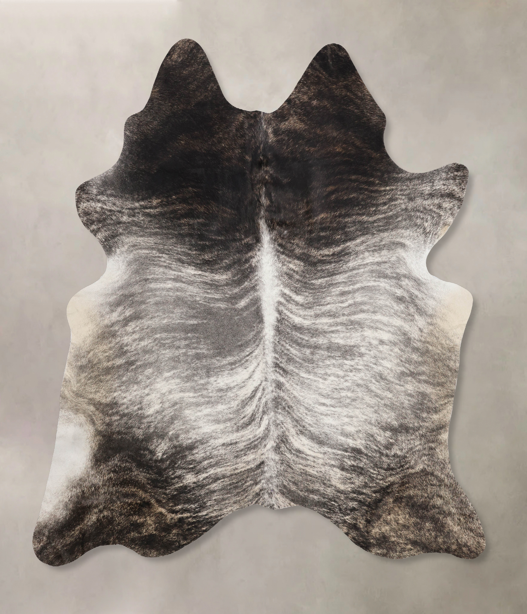 Grey Brindle Cowhide Rug #B10820