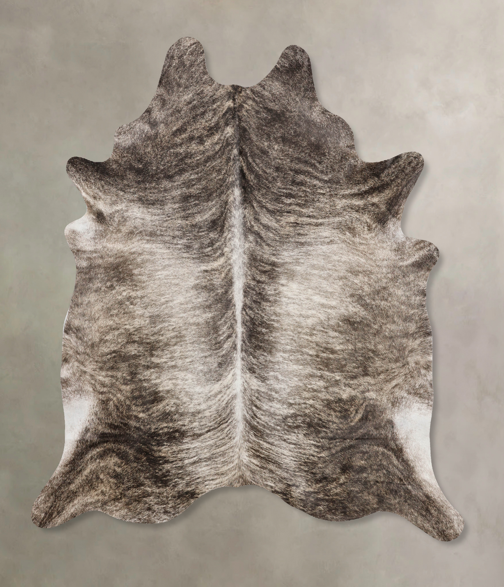 Grey Brindle Cowhide Rug #B10827