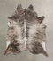 Grey Brindle XX-Large Brazilian Cowhide Rug 8'3