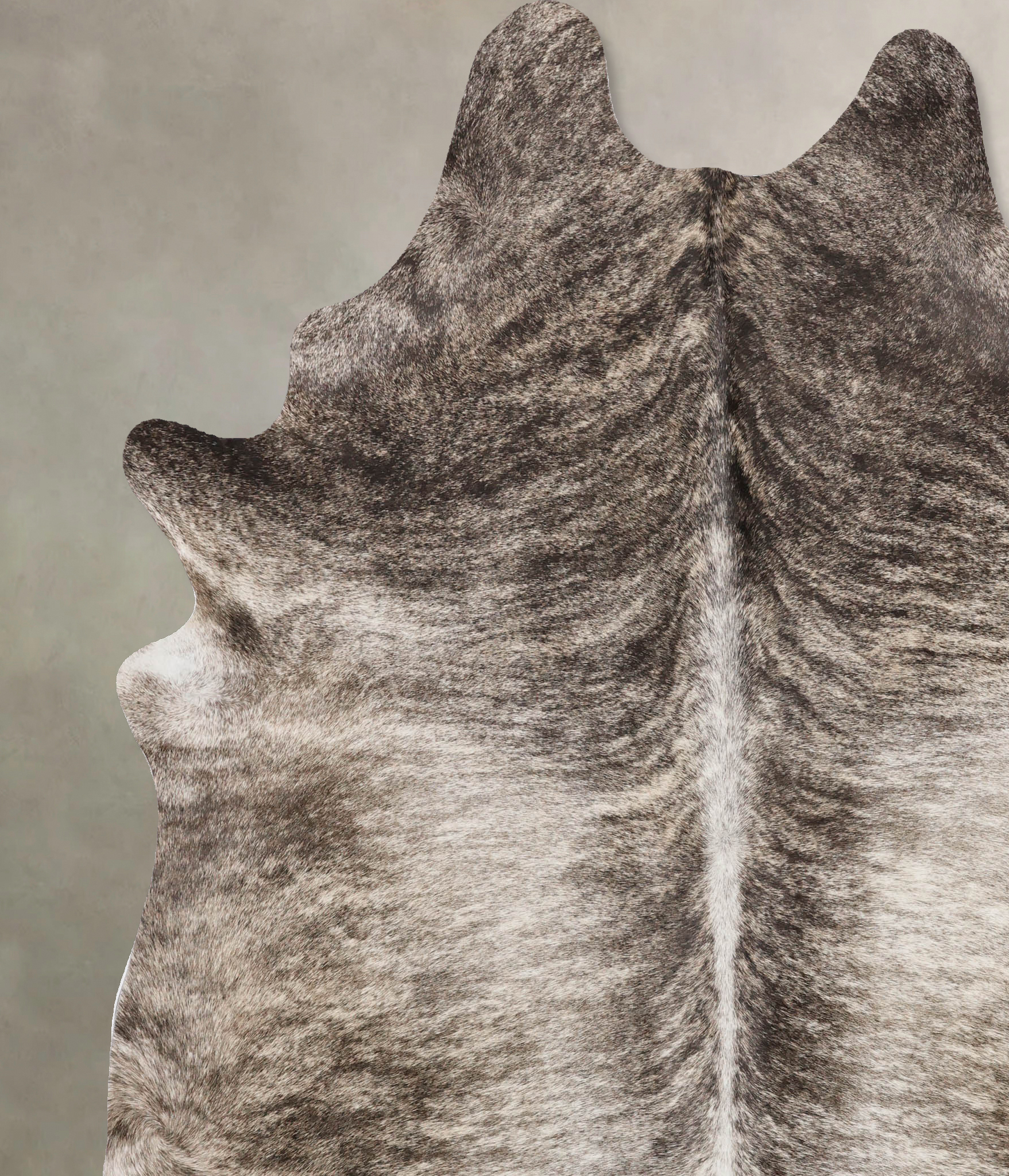 Grey Brindle Cowhide Rug #B10827