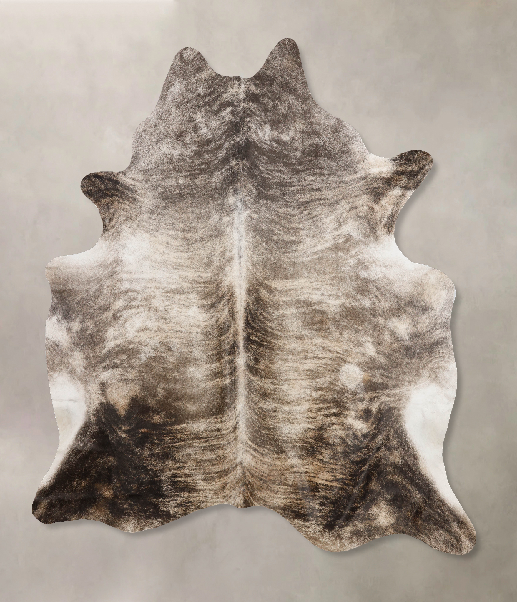 Grey Brindle Cowhide Rug #B10828