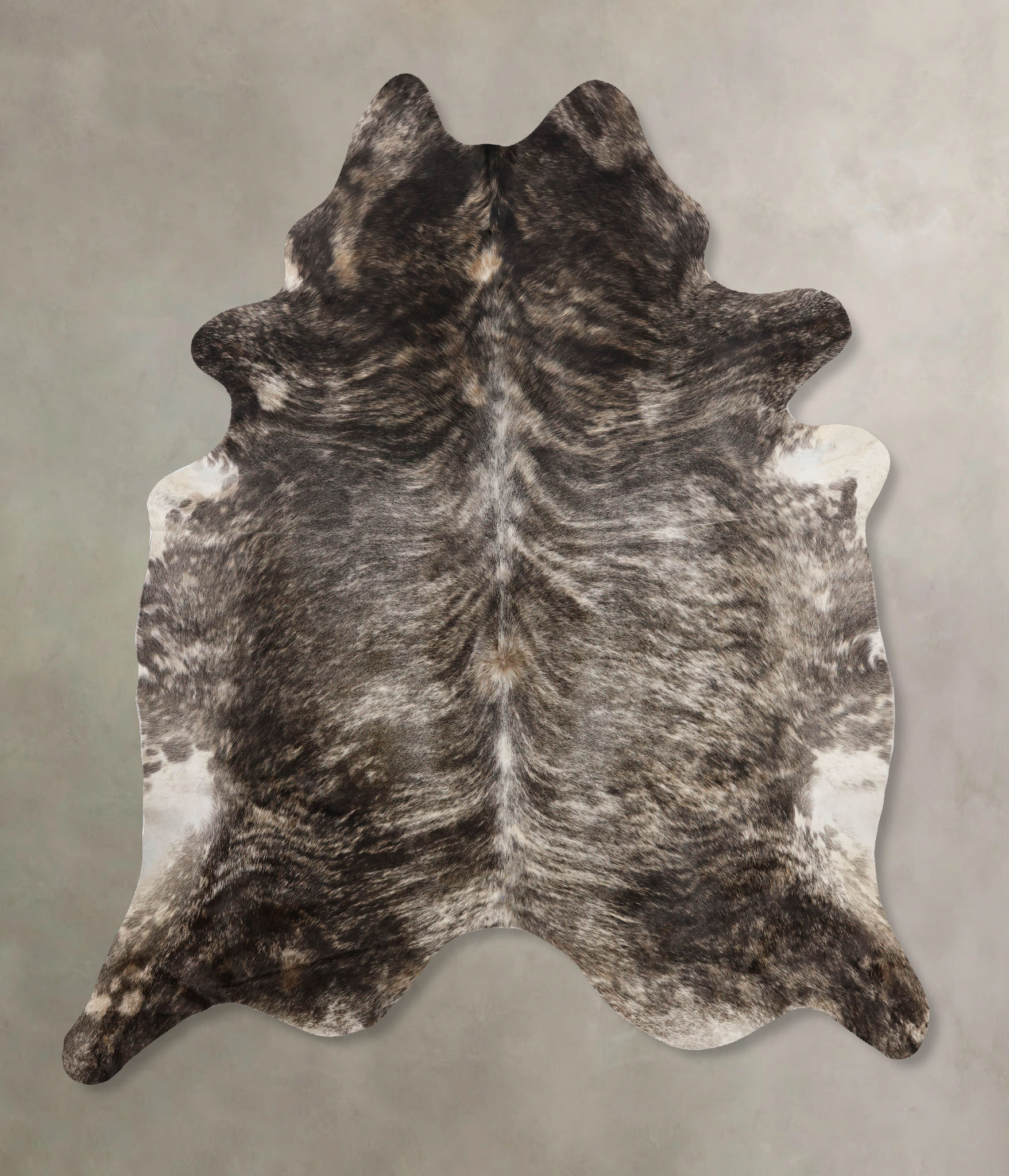 Grey Brindle Cowhide Rug #B10845