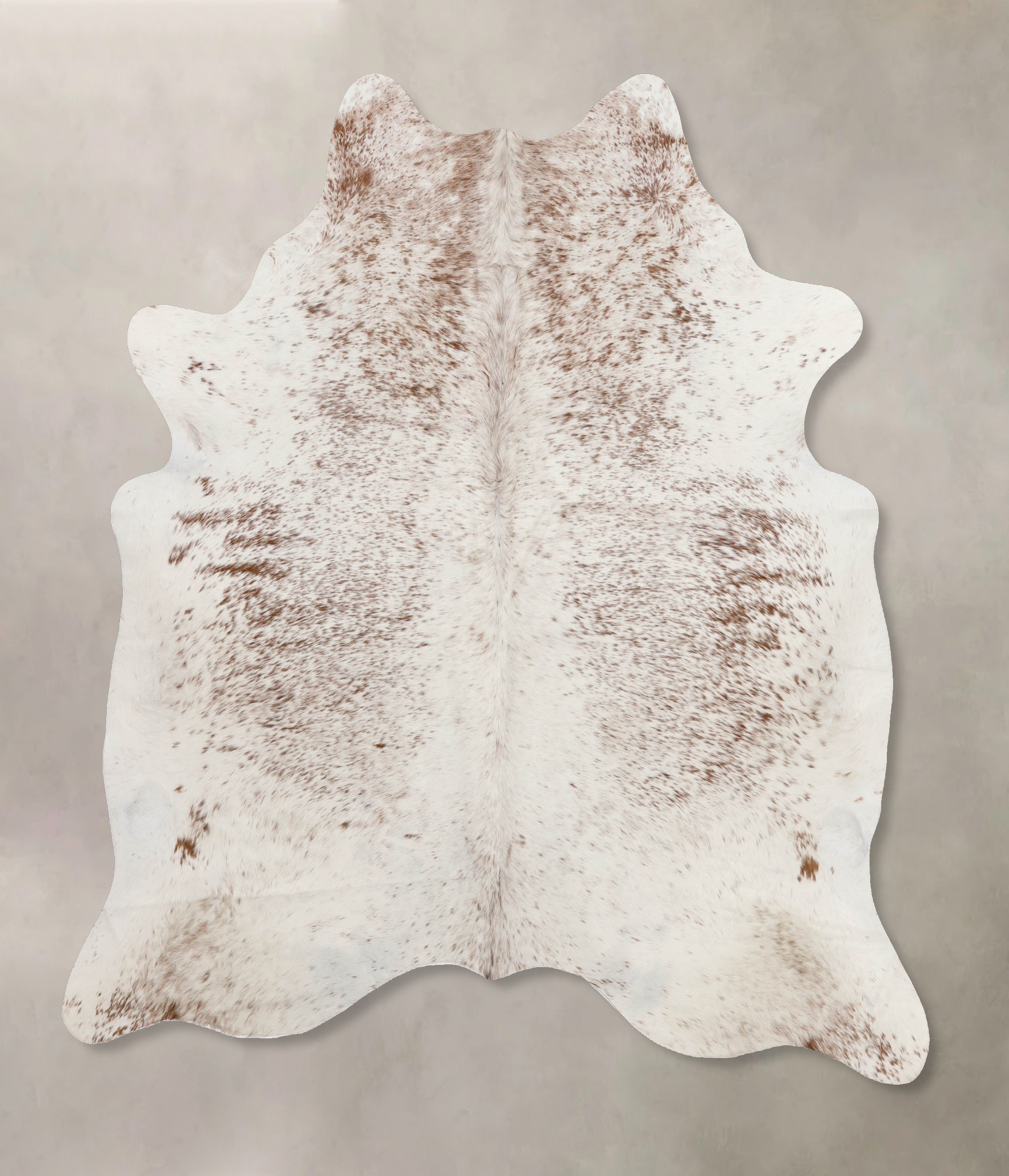 Salt and Pepper Brown Cowhide Rug #B10846