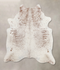 Salt and Pepper Brown X-Large Brazilian Cowhide Rug 7'3