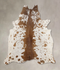 Salt and Pepper Brown XX-Large Brazilian Cowhide Rug 8'0