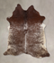 Salt and Pepper Brown X-Large Brazilian Cowhide Rug 7'7