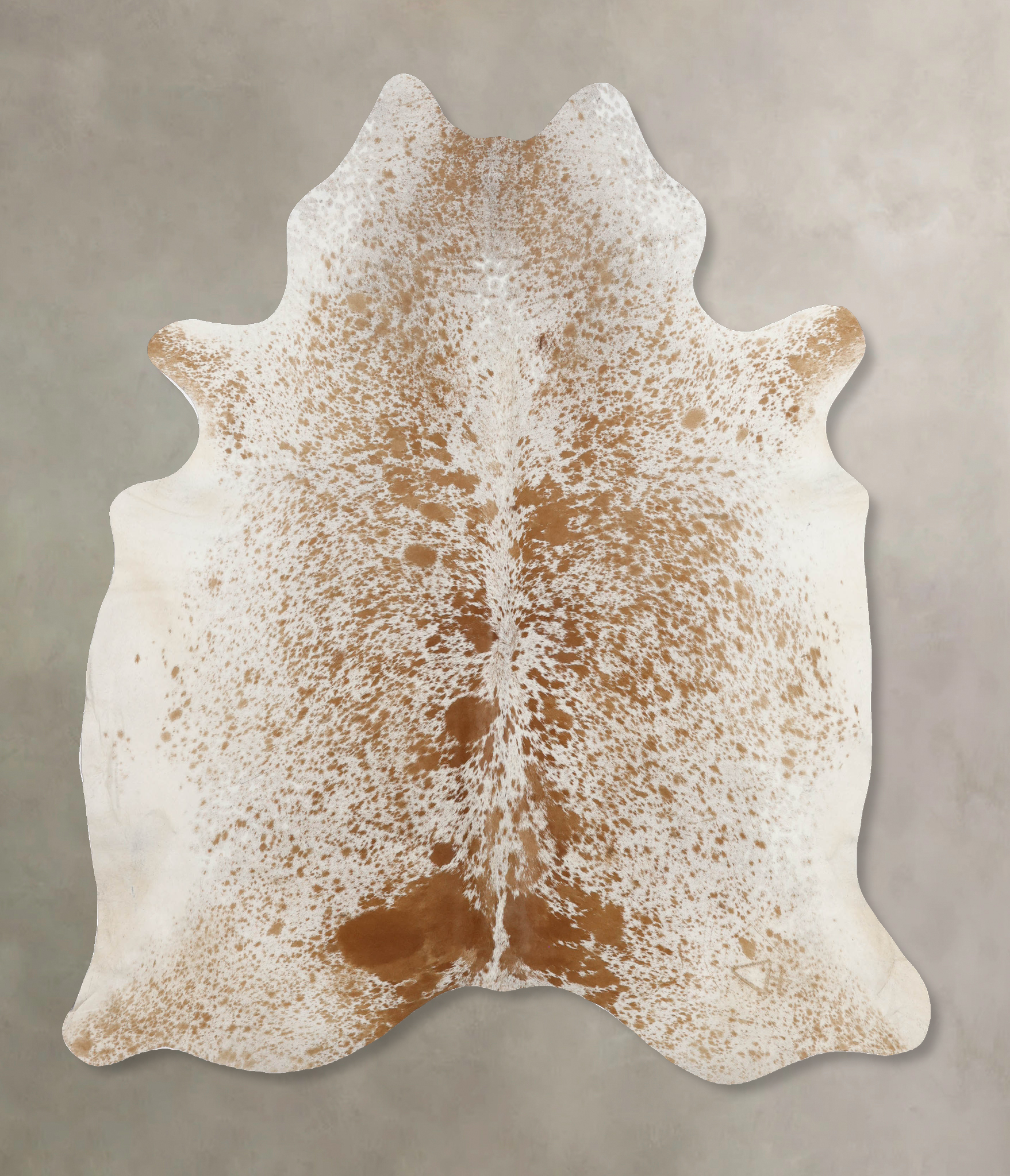 Salt and Pepper Brown Cowhide Rug #B10875