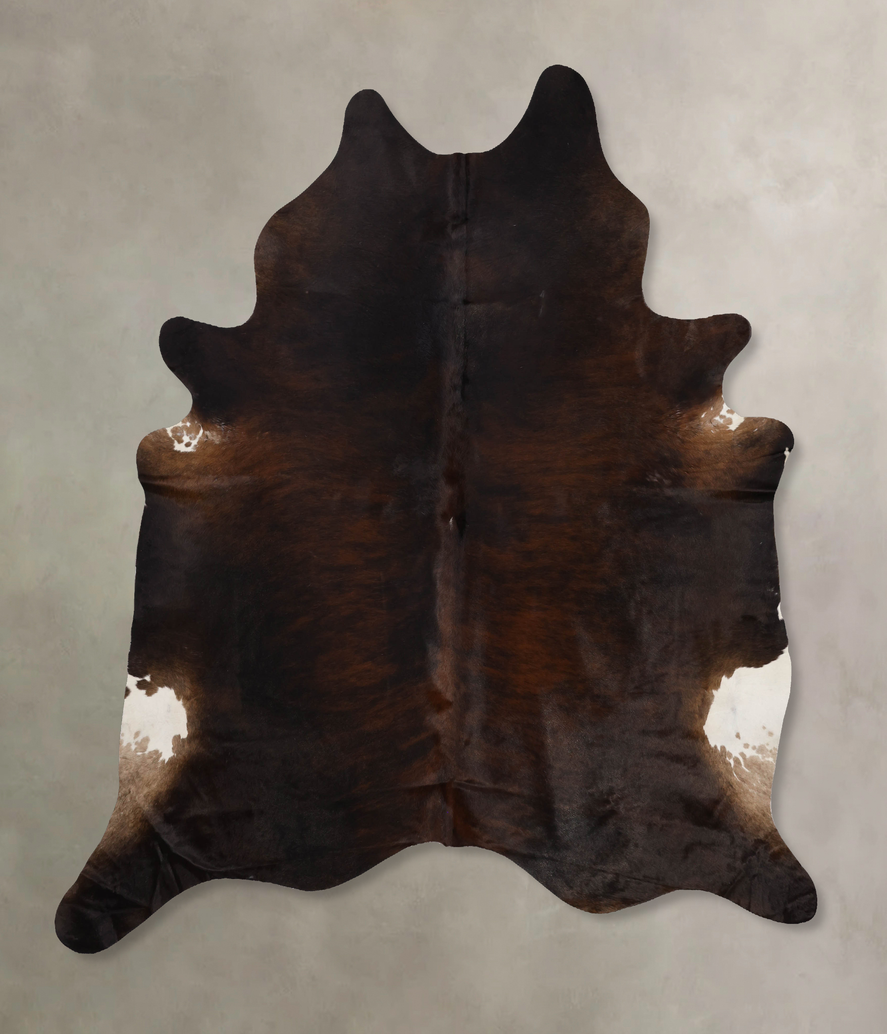 Dark Brindle Cowhide Rug #B10918