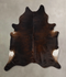 Dark Brindle XX-Large Brazilian Cowhide Rug 8'11