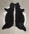 Black and White XX-Large Brazilian Cowhide Rug 8'2