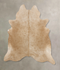 Beige X-Large Brazilian Cowhide Rug 7'2