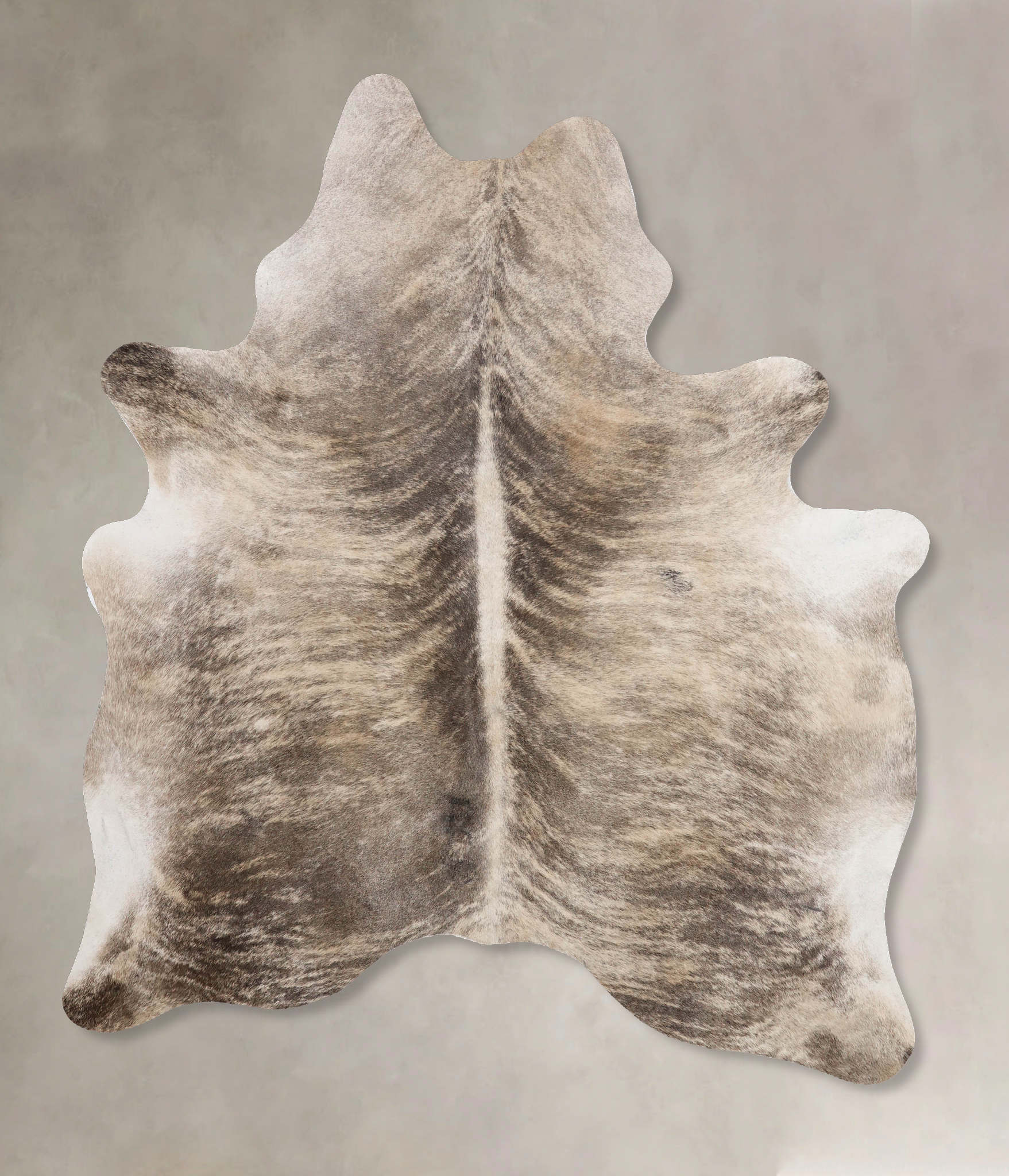 Grey Brindle Cowhide Rug #B10954