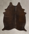 Chocolate Medium Brazilian Cowhide Rug 5'11