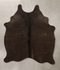 Chocolate Medium Brazilian Cowhide Rug 5'0