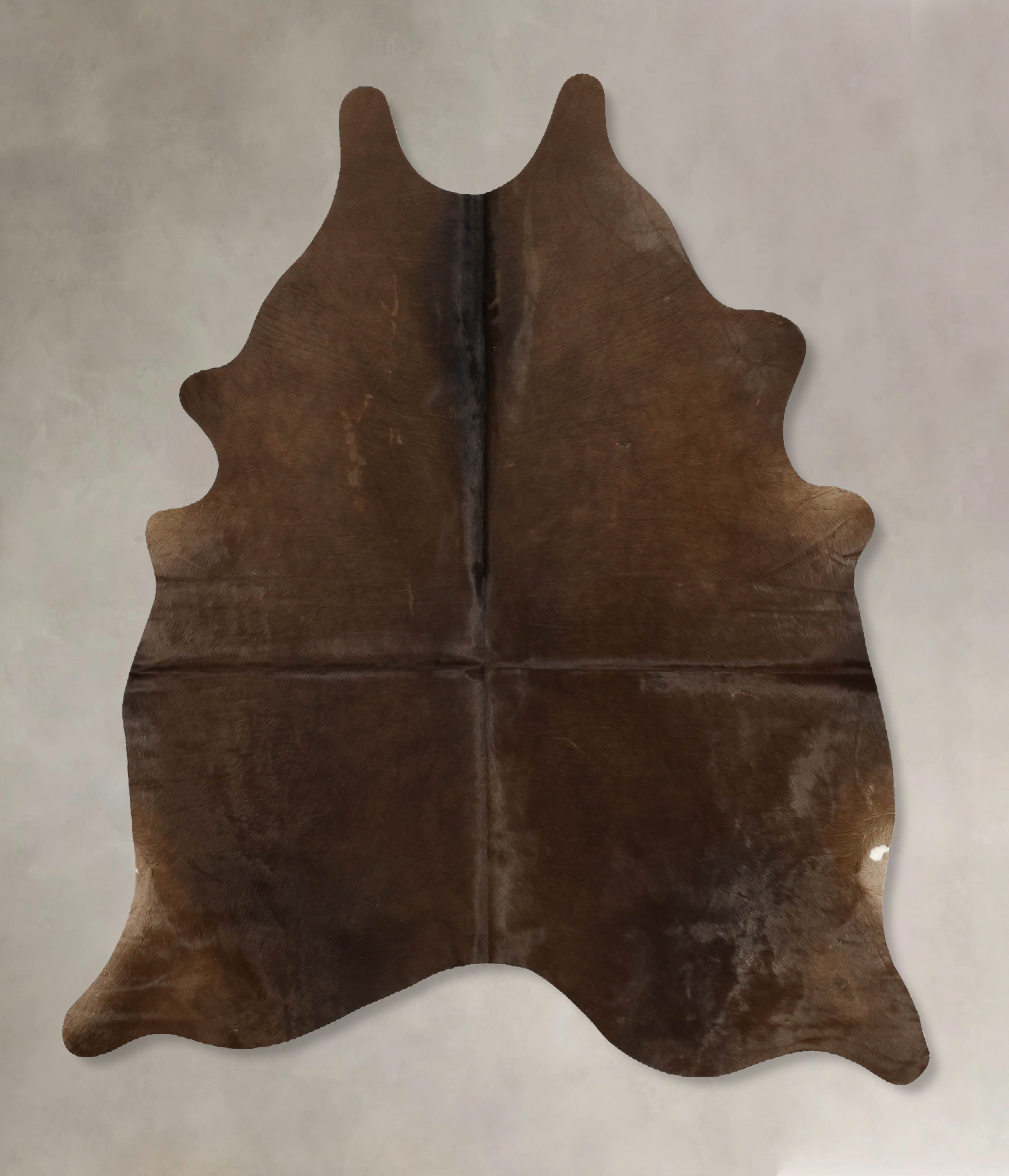 Chocolate Cowhide Rug #B10962