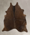 Chocolate Large Brazilian Cowhide Rug 6'3