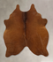 Solid Brown Medium Brazilian Cowhide Rug 5'0