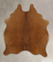 Solid Brown Medium Brazilian Cowhide Rug 5'3