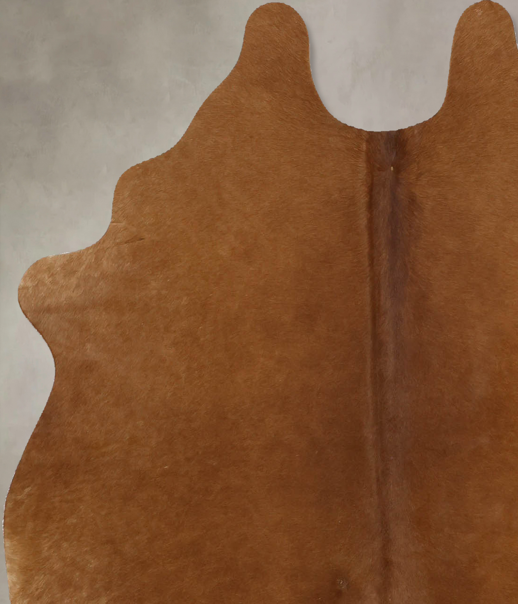 Solid Brown Cowhide Rug #B10967