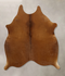 Solid Brown Medium Brazilian Cowhide Rug 5'5