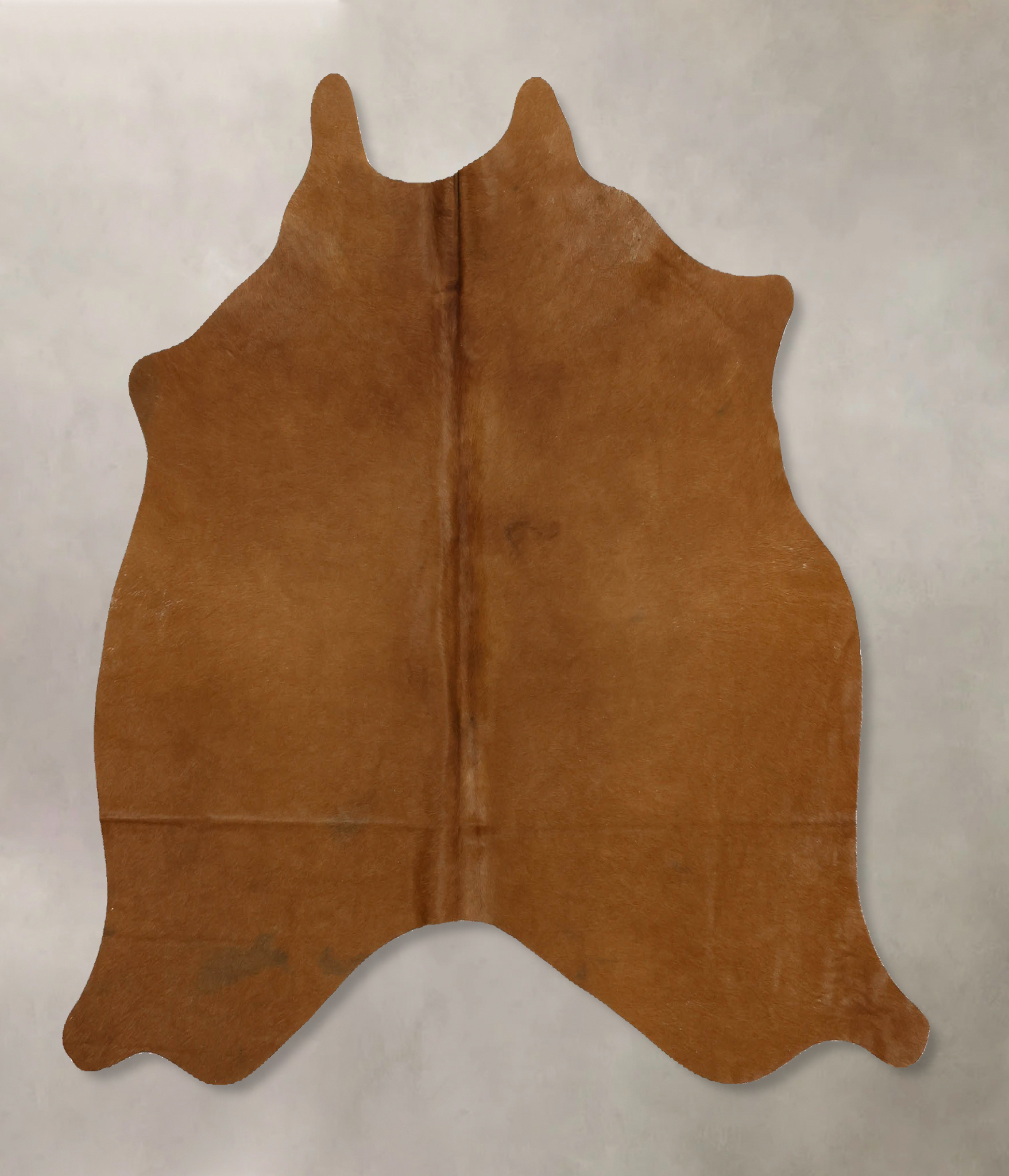 Solid Brown Cowhide Rug #B10969