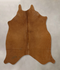 Solid Brown Medium Brazilian Cowhide Rug 4'8