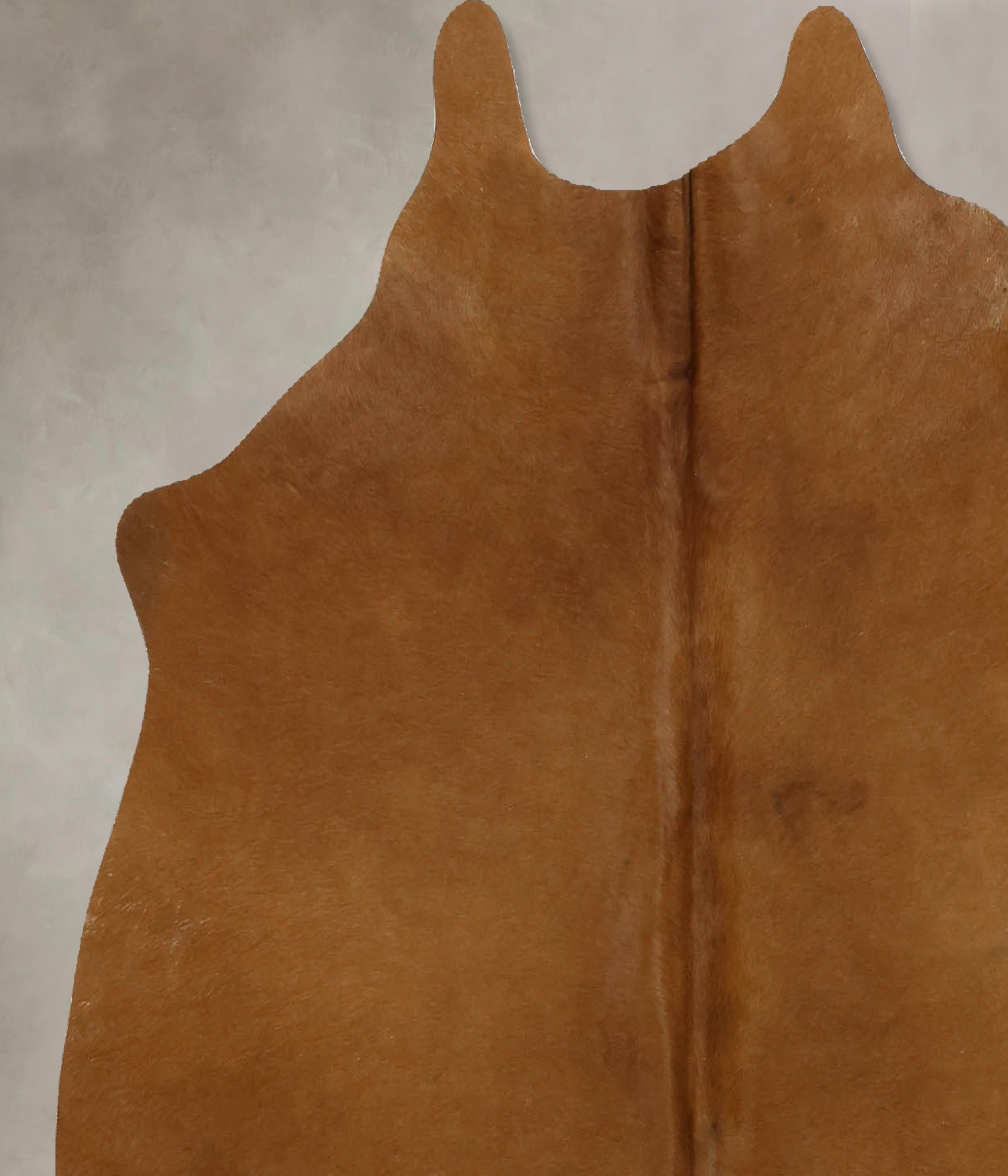 Solid Brown Cowhide Rug #B10969