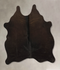 Chocolate Medium Brazilian Cowhide Rug 5'1