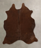 Solid Black Medium Brazilian Cowhide Rug 5'6