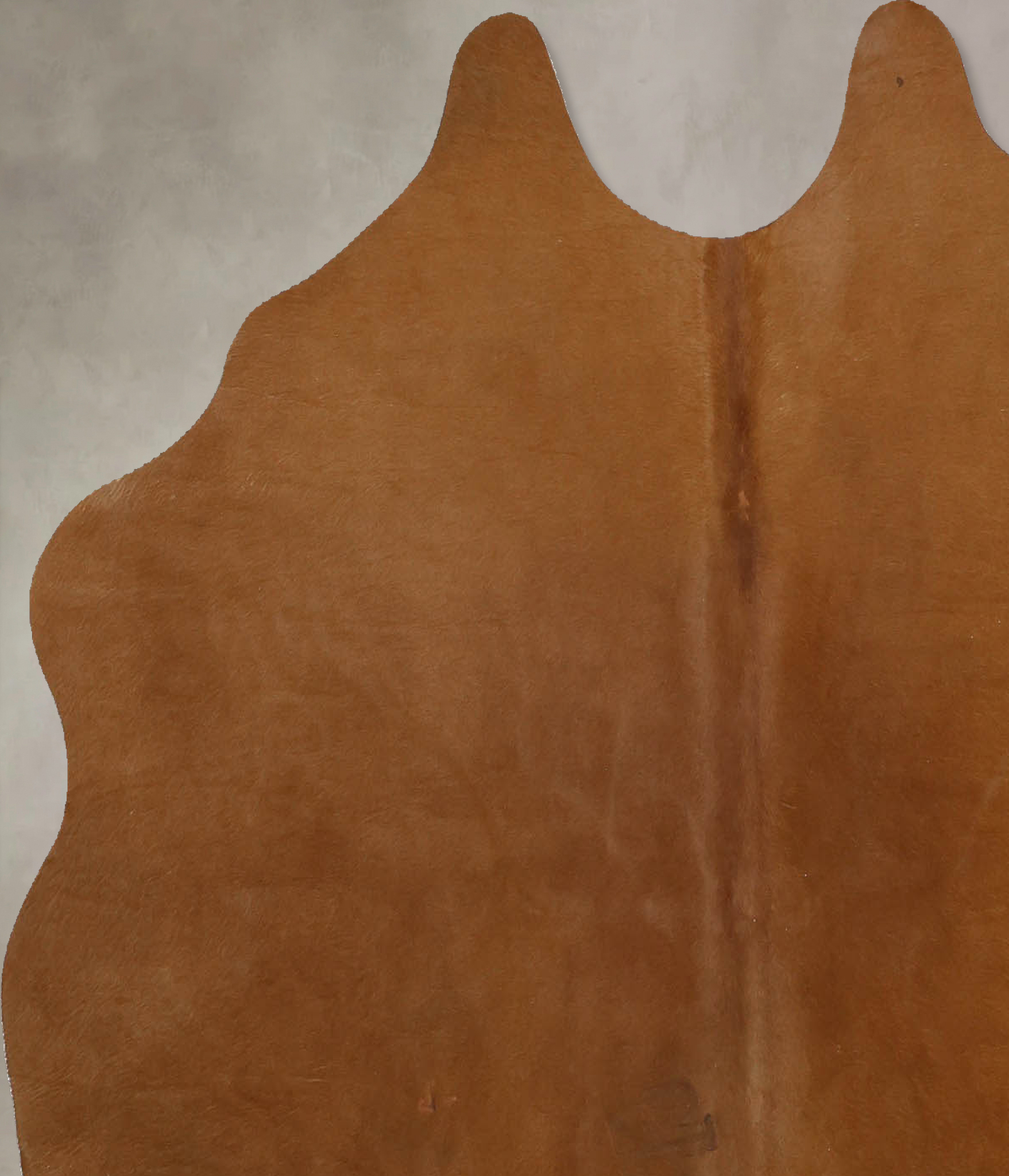 Solid Brown Cowhide Rug #B10980