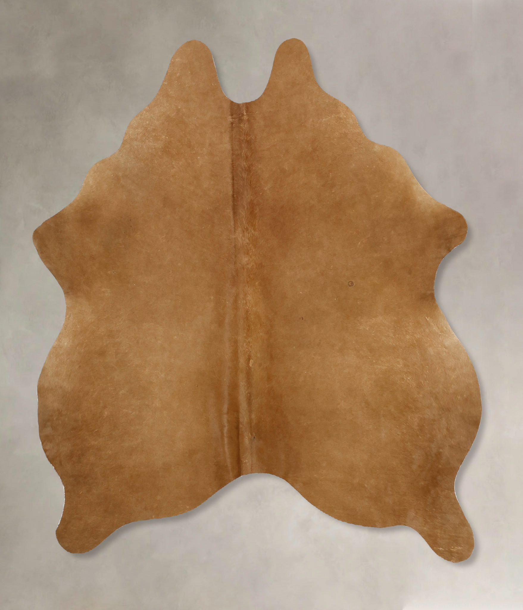 Solid Brown Cowhide Rug #B10991