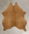 Solid Brown Medium Brazilian Cowhide Rug 5'2