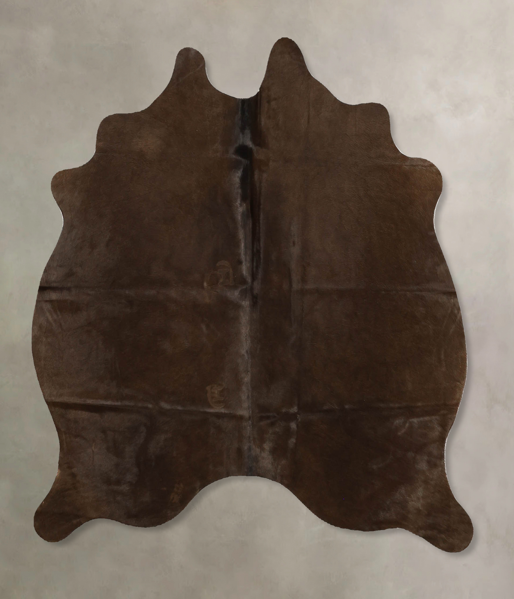 Chocolate Cowhide Rug #B10992