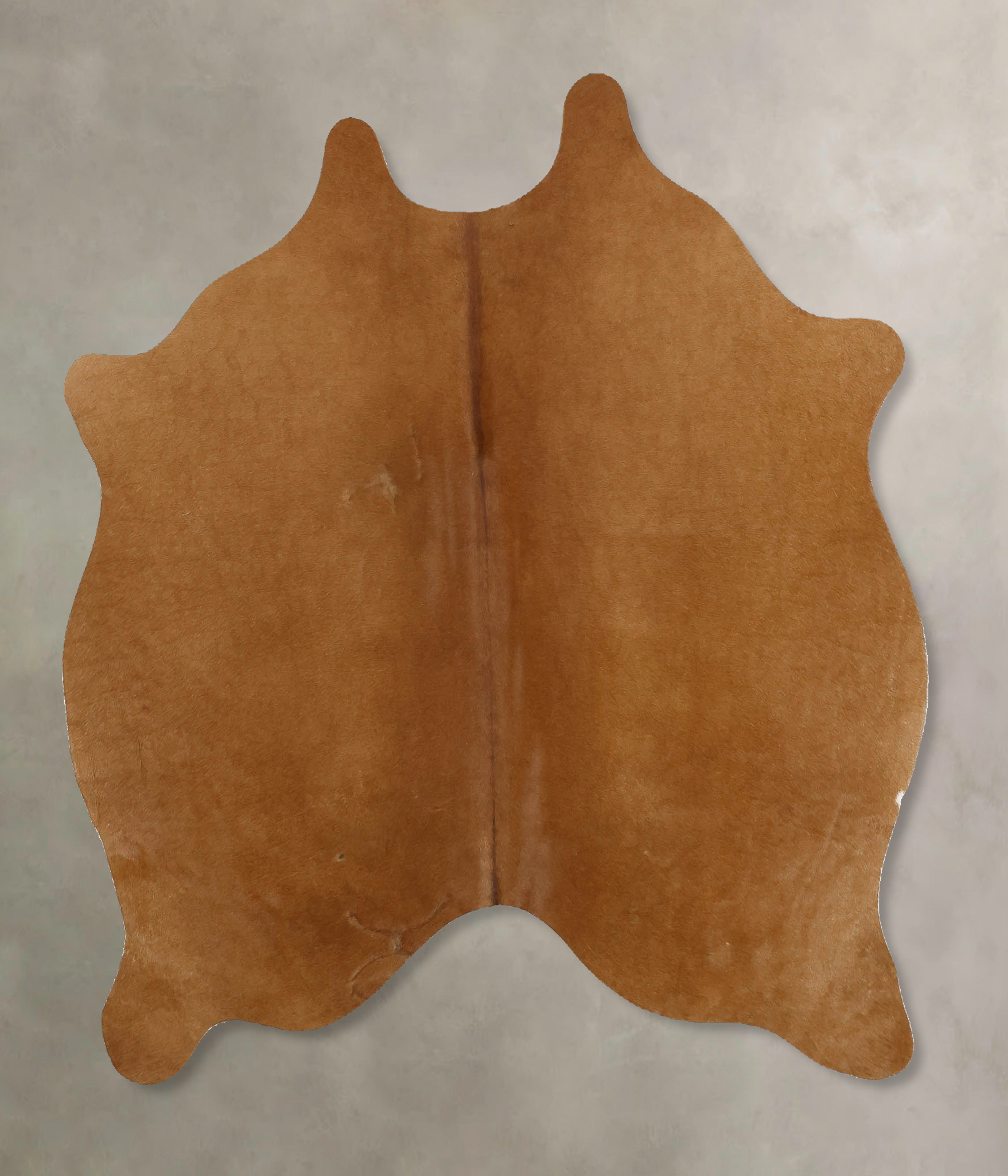 Solid Brown Cowhide Rug #B10993