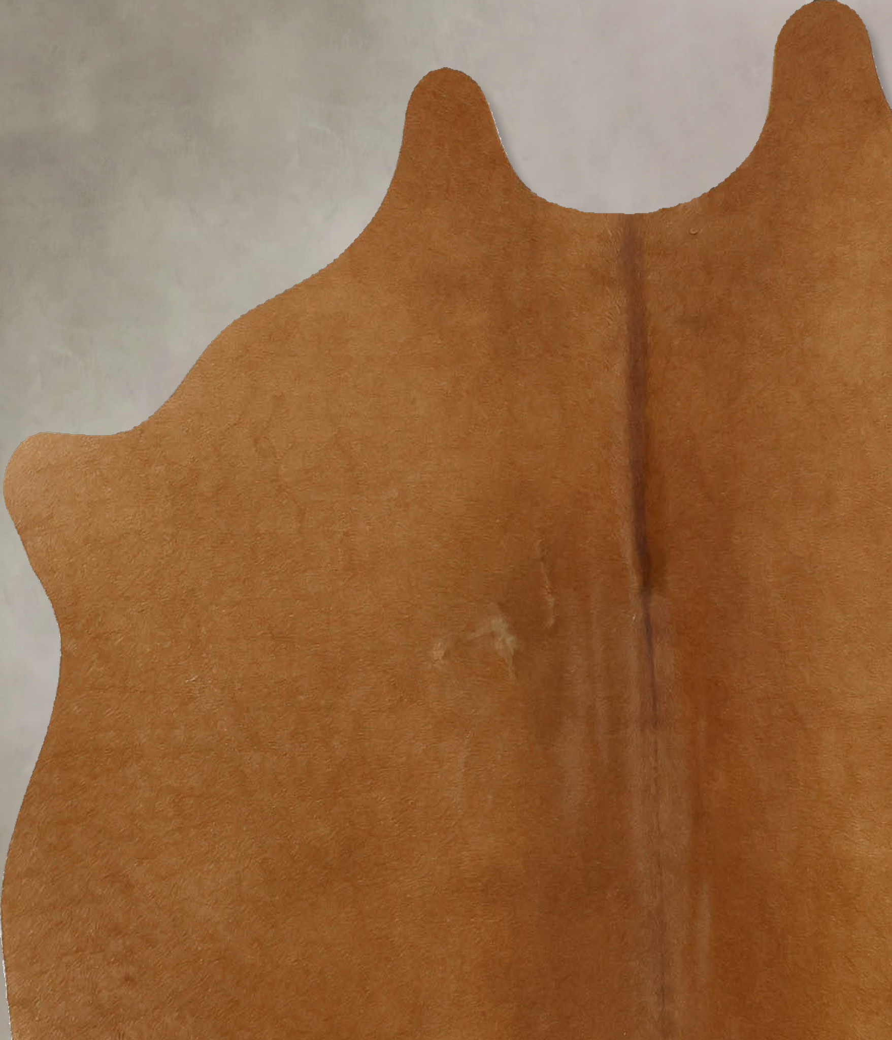 Solid Brown Cowhide Rug #B10993