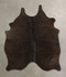 Chocolate Medium Brazilian Cowhide Rug 5'2