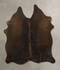 Chocolate Medium Brazilian Cowhide Rug 5'0