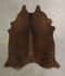 Chocolate Large Brazilian Cowhide Rug 5'7