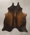 Chocolate Medium Brazilian Cowhide Rug 5'9