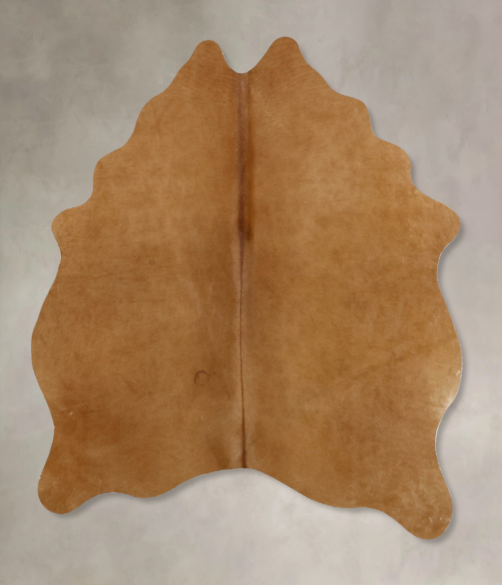 Solid Brown Cowhide Rug #B11021