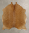 Solid Brown Medium Brazilian Cowhide Rug 4'9